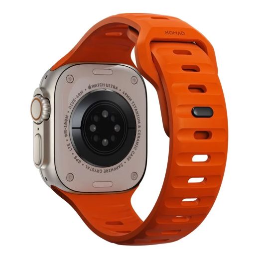 Силіконовий ремінець Nomad Sport Strap Orange для Apple Watch 49mm | 45mm | 44mm (NM00736685)