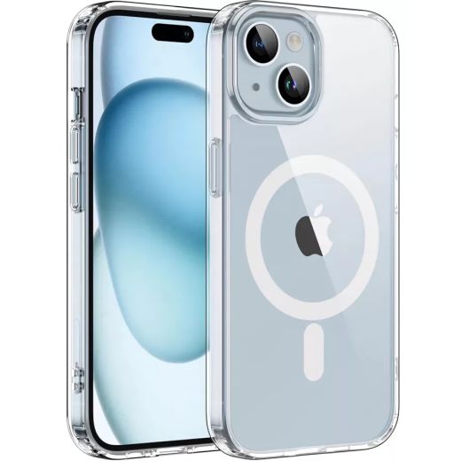 Прозорий чохол Space Case with MagSafe Clear для iPhone 15