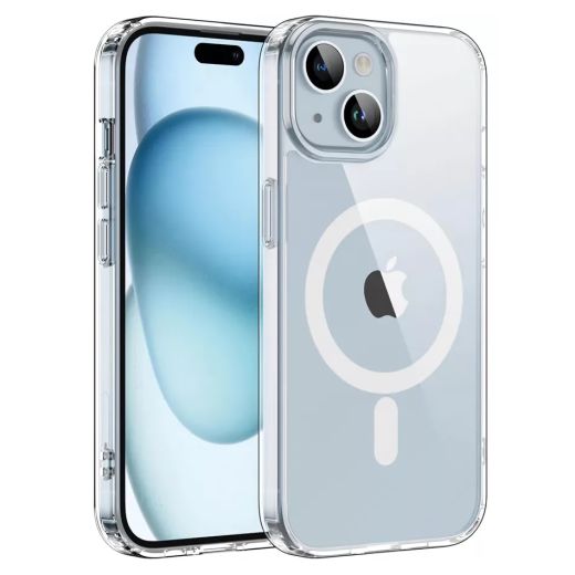 Прозорий чохол Space Case with MagSafe Clear для iPhone 14 Plus
