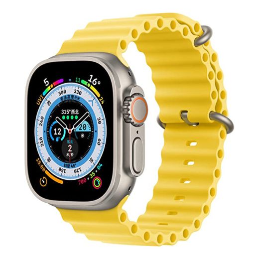 Ремінець CasePro Ocean Band Yellow для Apple Watch 42mm | 41mm | 40mm