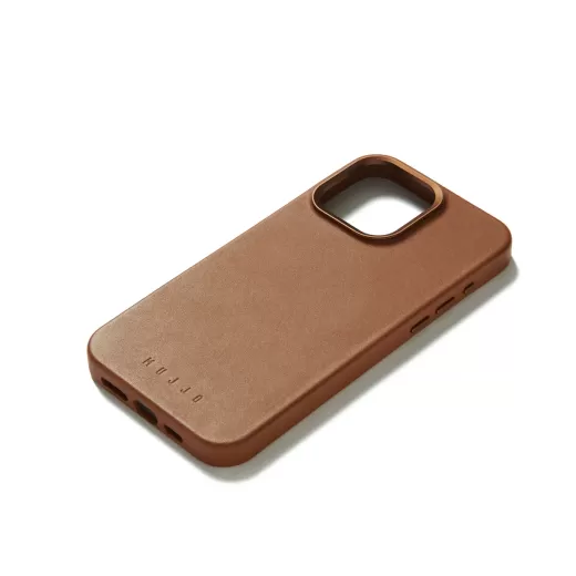 Кожаный чехол Mujjo Full Leather Case Dark Tan для iPhone 15 Pro Max