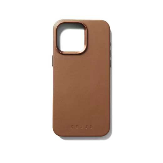 Кожаный чехол Mujjo Full Leather Case Dark Tan для iPhone 15 Pro Max