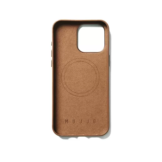 Кожаный чехол Mujjo Full Leather Case Dark Tan для iPhone 15 Pro Max