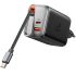 Швидка зарядка з кабелем McDodo GaN Charger 67W Black with Built-in Retractable Cable (CH-410) Швидка зарядка з кабелем McDodo GaN Charger 67W Black with Built-in Retractable Cable (CH-410)