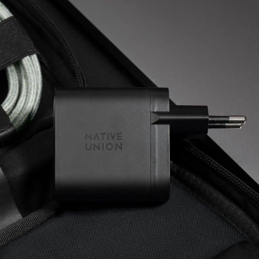 Быстрая зарядка Native Union Fast GaN Charger PD 65W Black