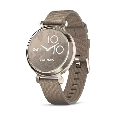 Смарт-часы Garmin Lily 2 Classic Cream Gold with Coffee Nylon Band (010-02839-14)