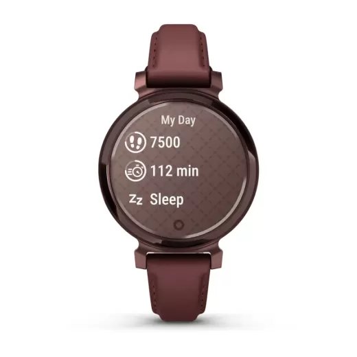 Смарт-годинник Garmin Lily 2 Classic Dark Bronze with Mulberry Leather Band (010-02839-03)