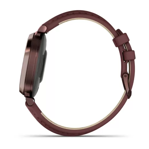 Смарт-часы Garmin Lily 2 Classic Dark Bronze with Mulberry Leather Band (010-02839-03)