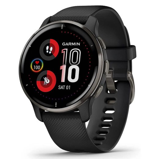 Смарт-часы Garmin Venu 2 Plus Slate with Black Band