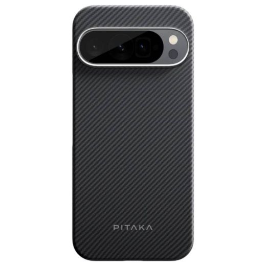 Карбоновый чехол Pitaka Ultra-Slim Case Black/Grey Twill для Google Pixel 9 Pro XL (GPPB2402)