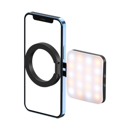 Свет для телефонов Ulanzi LT010 Magsafe Selfie Flip Ringlight Black