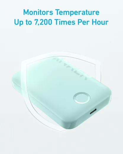 Повербанк (Внешний аккумулятор) Anker 321 MagGo Battery (PowerCore Magnetic 5K) Sprout Green