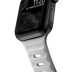 Силиконовый ремешок CasePro Sport Band Grey для Apple Watch 42мм | 41мм | 40мм