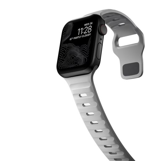 Силіконовий ремінець CasePro Sport Band Grey для Apple Watch 42мм | 41мм | 40мм