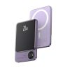 Повербанк (внешний аккумулятор) с беспроводной зарядкой CasePro Power Bank Magnetic 10000mAh 20W Purple