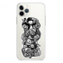 Прозрачный чехол Hustle Case Monopoly Black & White Clear для iPhone 13 Pro