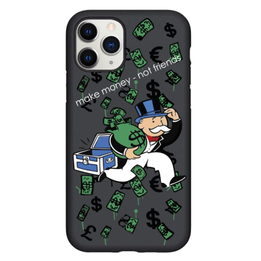 Чохол Hustle Case Monopoly Make Money Black для iPhone 13 Pro