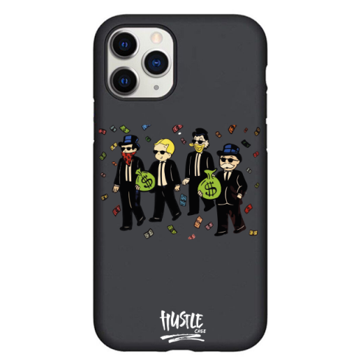 Чехол Hustle Case Monopoly Squad Black для iPhone 13 Pro Max