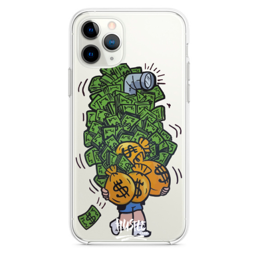 Прозорий чохол Hustle Case Monopoly Richie Rich Glasses Clear для iPhone 13 Pro Max