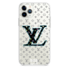 Прозорий чохол Hustle Case LV blue Clear для iPhone 13 Pro