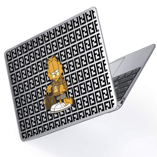 Чехол-накладка Hustle Case Garfield Clear для MacBook Pro 13" (M1| M2 | 2020 | 2022)