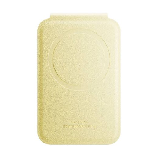 Кошелек для карточек с подставкой для телефона Native Union Active Wallet Stand Magnetic Lemon (ACT-LMO-WAL)
