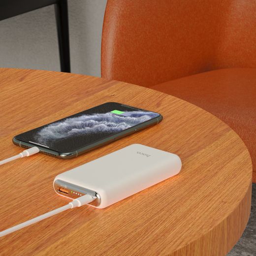 Повербанк Hoco Q1 Kraft PD3.0 + QC3.0 10000mAh White
