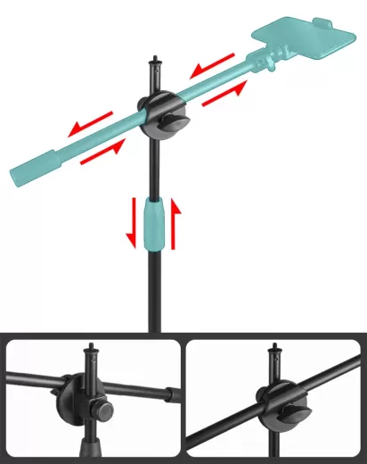 Штатив-журавль настольный для съемки сверху CasePro Horizontal Tripod
