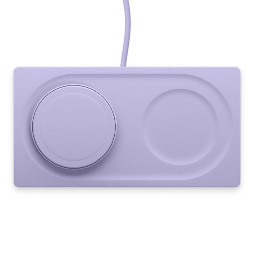 Беспроводная зарядка Belkin BoostCharge Pro 2 в 1 Wireless Charging Pad with MagSafe 15W Purple (WIZ019ttLV)
