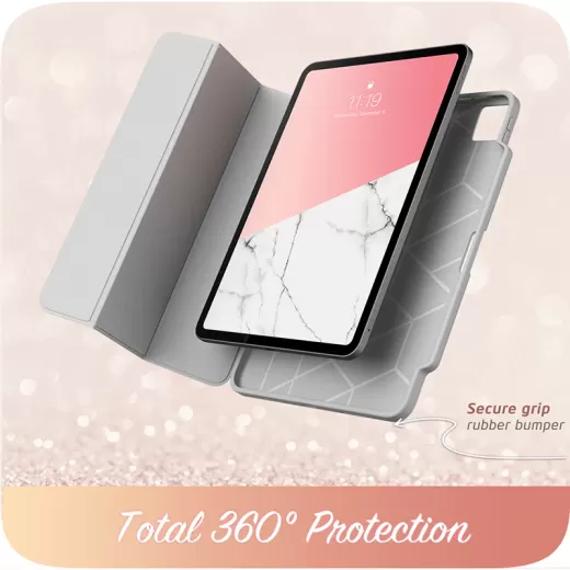Чохол-підставка i-Blason Cosmo Case Marble Pink для iPad Air 13" M3 | M2 (2025 | 2024)