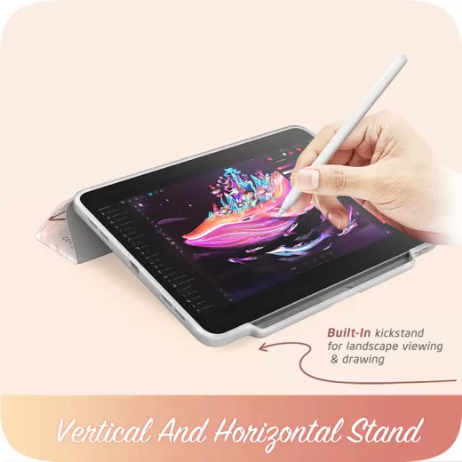 Чохол-підставка i-Blason Cosmo Case Marble Pink для iPad Air 13" M3 | M2 (2025 | 2024)