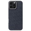 Карбоновый чехол Pitaka Monogram Black/Blue для iPhone 16 Pro