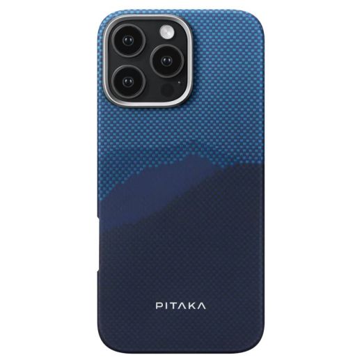 Карбоновий чохол, що світиться у темряві Pitaka Tactile Woven Case (Lumintex™ Edition) StarPeak Over the Horizon для iPhone 16 Pro Max (KI1604POTH)