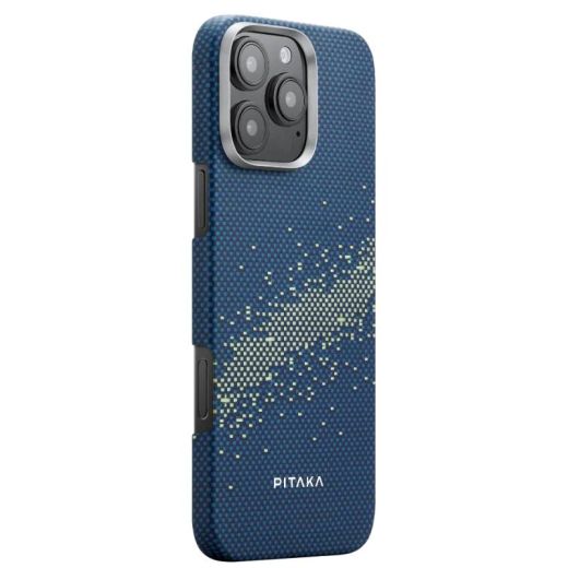 Карбоновый чехол Pitaka Tactile Woven Case StarPeak Milky Way Galaxy для iPhone 16 Pro (KI1601PMYG)