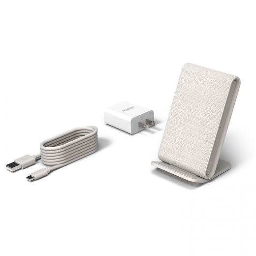 Бездротова зарядка iOttie iON Wireless Fast Charging Stand Tan (CHWRIO104TN)