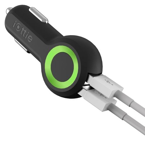 Автомобільна зарядка iOttie Rapid VOLT Max Dual Port USB Car Charger Black (5 A) (CHCRIO104BK)