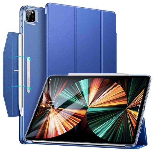 Чехол ESR Ascend Trifold Hard Navy Blue для iPad Pro 12.9" (2020 | 2021 | 2022 | M1 | M2)