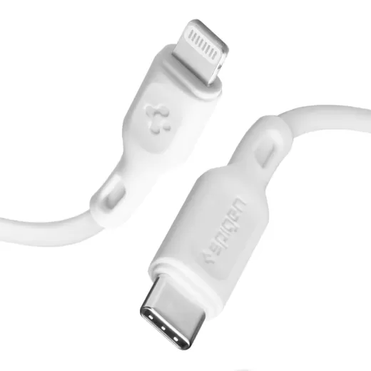 Кабель Spigen DuraSync™ USB-C to Lightning Cable 2 Pack 1 метр White (000CA26356)