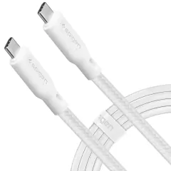 Кабель Spigen DuraSync™ USB-C to USB-C 2.0 Cable White (000CA25703)