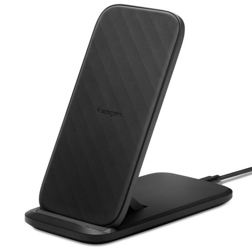 Беспроводная зарядка Spigen SteadiBoost Flex Fast Wireless Charger (F316W)