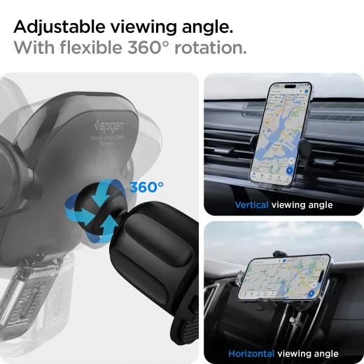 Держатель для телефонов в машину Spigen UTS12 OneTap Universal Car Mount AirVent (ACP05507)