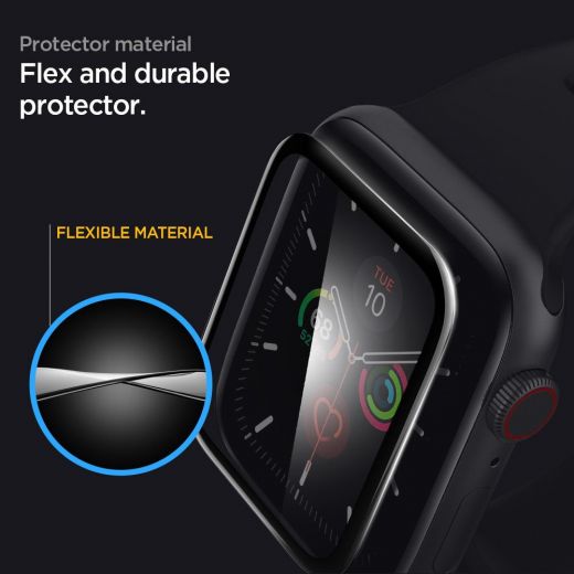 Защитное стекло Spigen Screen Protector ProFlex EZ Fit для Apple Watch Series 6/5/SE (40mm) 2 Pack