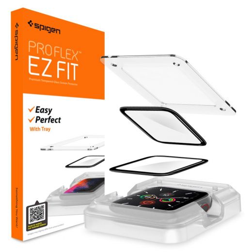 Захисне скло Spigen Screen Protector ProFlex EZ Fit для Apple Watch Series 6/5/SE (40mm) 2 Pack