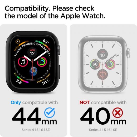 Чехол Spigen Thin Fit CC Crystal Clear для Apple Watch 44mm (ACS02814)