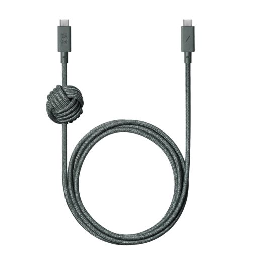 Кабель Native Union Anchor Cable USB-C to USB-C 240W 3 метра Slate Green (ACABLE-C-GRN-NP)