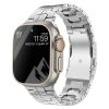 Металлический ремешок Luxury Titanium Strap Silver для Apple Watch 49мм | 46мм | 45мм | 44мм