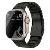Металевий ремінець Luxury Titanium Strap Silver Black для Apple Watch 49мм | 46мм | 45мм | 44мм