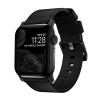 Кожаный ремешок Nomad Modern Slim Band Black Leather / Black Hardware для Apple Watch 42mm | 41mm | 40mm