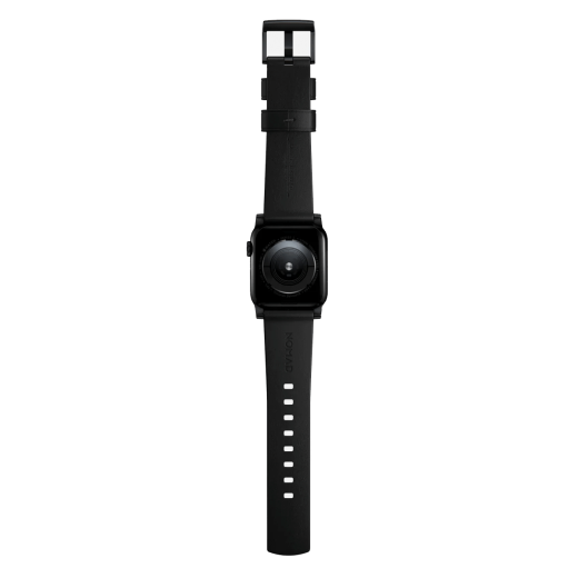 Кожаный ремешок Nomad Modern Slim Band Black Leather / Black Hardware для Apple Watch 42mm | 41mm | 40mm