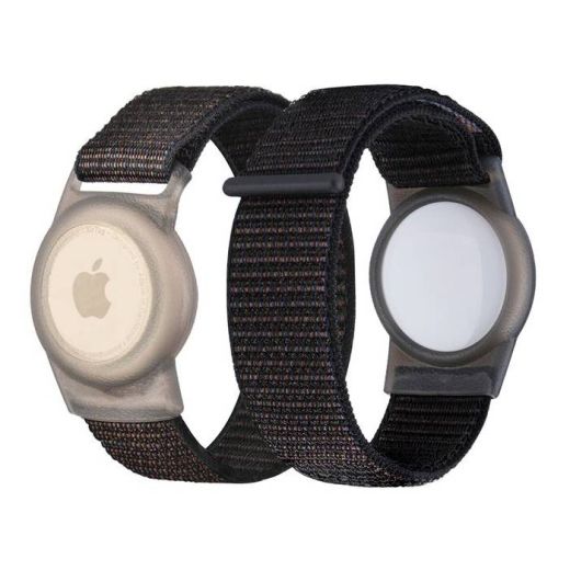 Нейлоновый чехол-ремешок на руку Mobile Origin Strap Black для Apple AirTag (FRL-ATSTR-BLK)